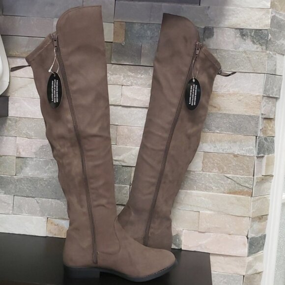 Style & Co Hayley Over-The-Knee Zip Boots - Picture 3 of 8